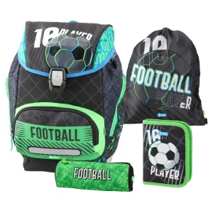 Logic set, ranac anatomski, 4 u 1, Neon Football